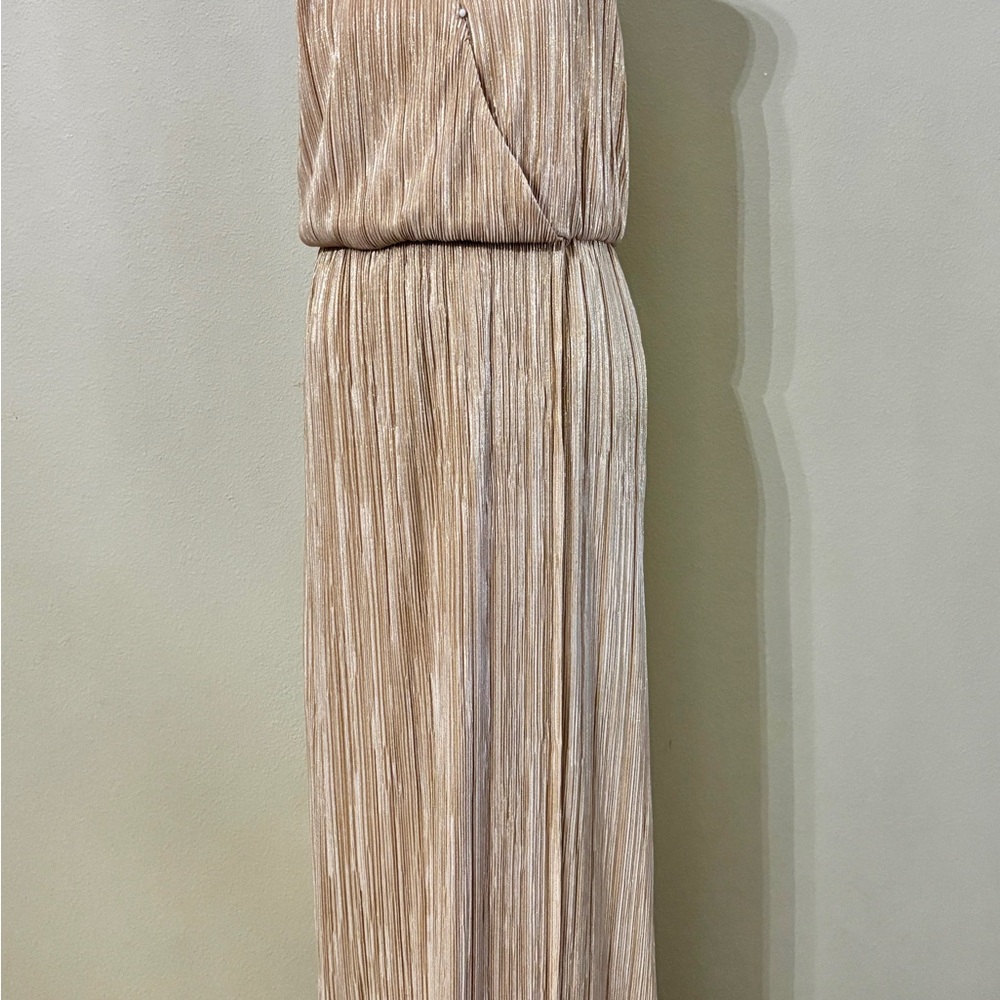 Boston Proper Beige Maxi Dress